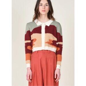 Lili Sidonio Molly Bracken Cardigan Sweater Size XS